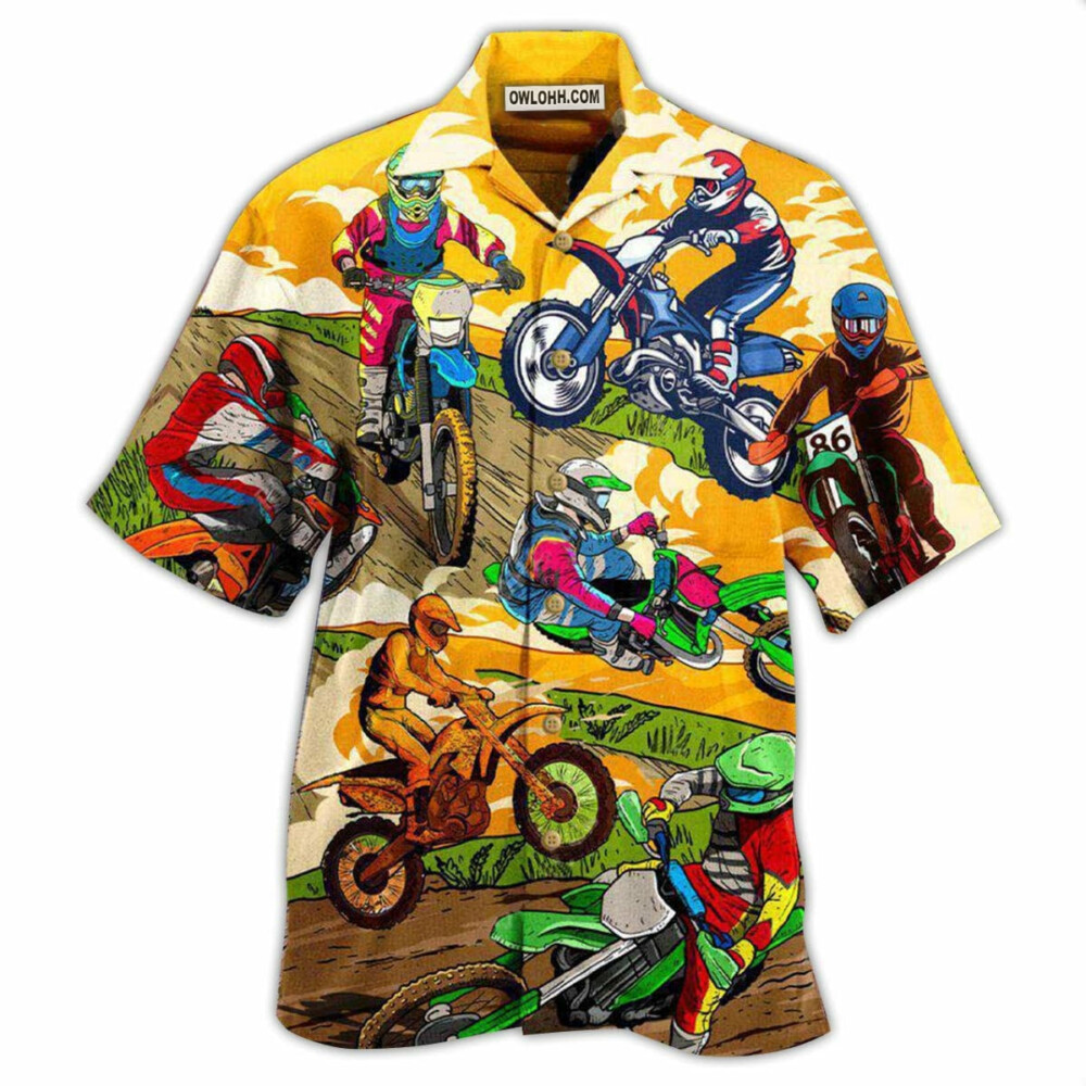 Motorcycle What Is Life Without A Little Risk I'm Cool - Hawaiian Shirt - Owl Ohh - Owl Ohh