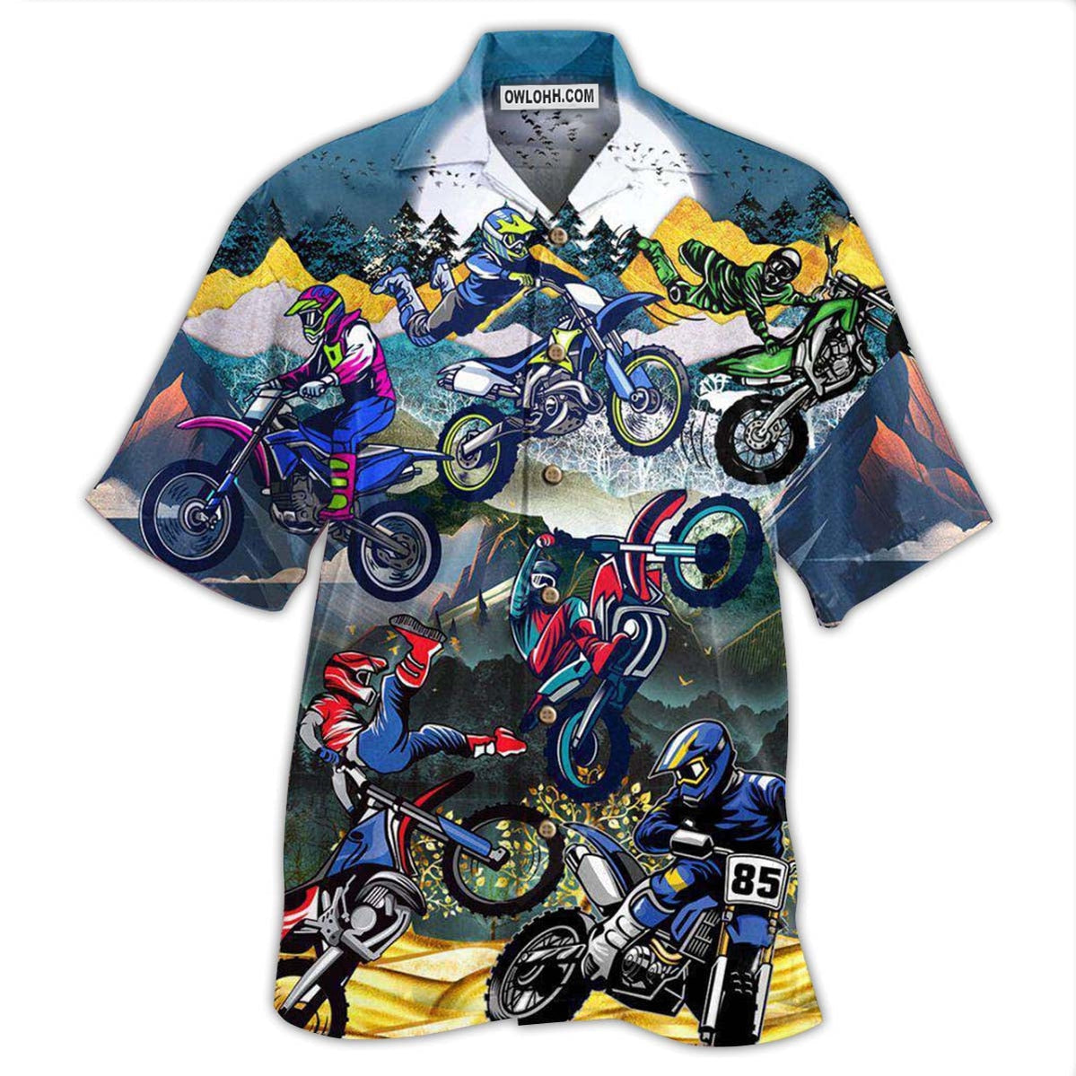 Motorcycle When Life Gets Complicated I Ride - Hawaiian Shirt - Owl Ohh - Owl Ohh