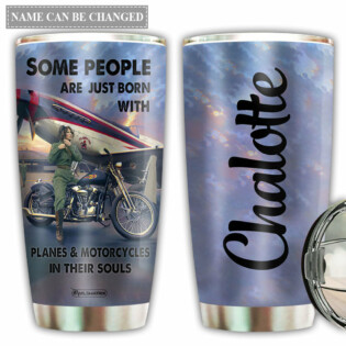 Motorcycle In Their Souls Personalized - Tumbler - Owl Ohh - Owl Ohh
