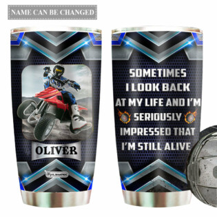 Motorsport I'm Still Alive Personalized - Tumbler - Owl Ohh - Owl Ohh