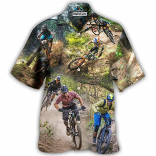 Bike Mountain Biking Cool Road - Hawaiian Shirt - Owl Ohh for men and women, kids - Owl Ohh