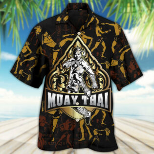 Muay Thai Cool - Hawaiian Shirt - Owl Ohh for men and women, kids - Owl Ohh