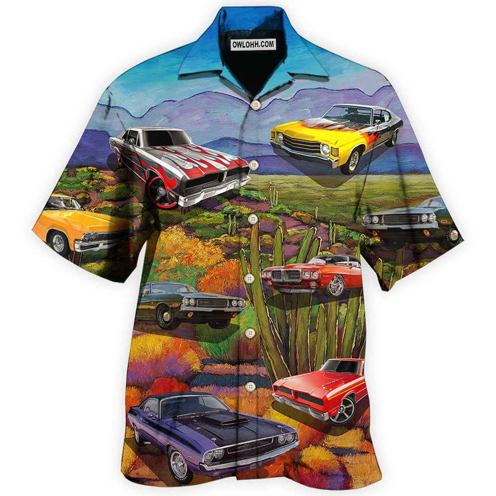 Car Landscape Style - Hawaiian Shirt - Owl Ohh - Owl Ohh