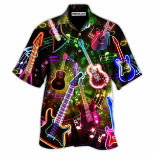 Guitar All You Need Is A Guitar - Hawaiian Shirt - Owl Ohh - Owl Ohh