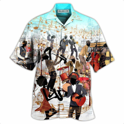 Jazz Music All You Need Is Jazz - Hawaiian Shirt - Owl Ohh - Owl Ohh