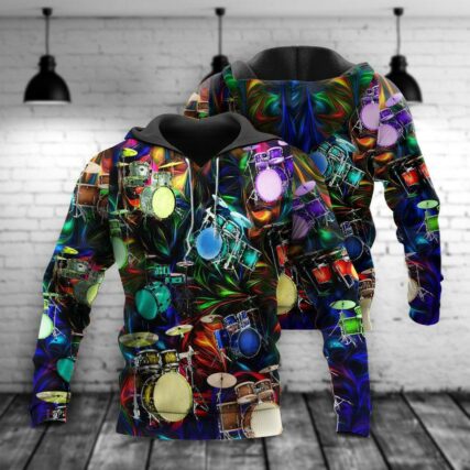 Music Drum Amazing Style Night Style - Hoodie - Owl Ohh - Owl Ohh