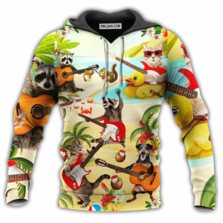 Music Animals Play Music - Hoodie - Owl Ohh - Owl Ohh