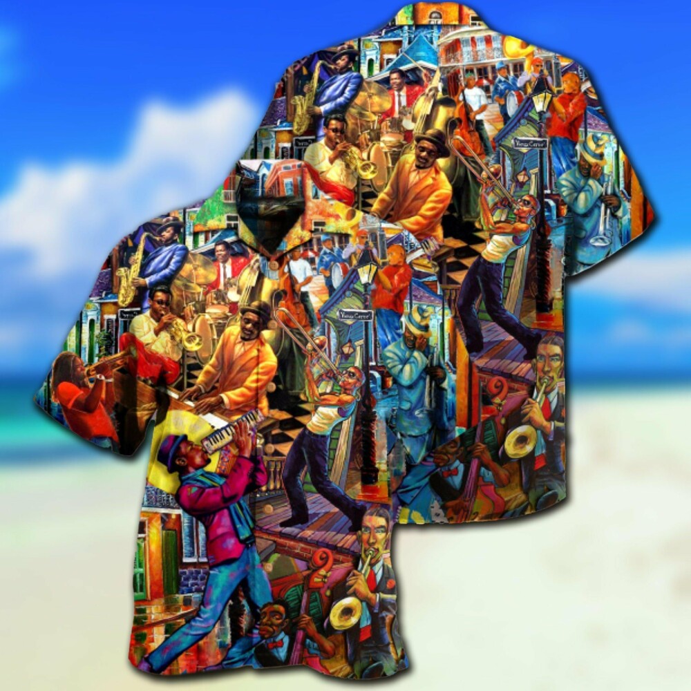 Jazz Music Birthplace Of Jazz Music - Hawaiian Shirt - Owl Ohh - Owl Ohh