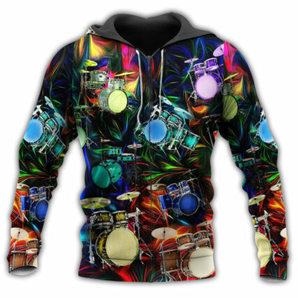 Music Drum Amazing Style Night Style - Hoodie - Owl Ohh - Owl Ohh
