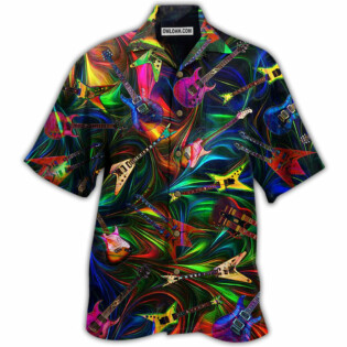 Guitar Music Electric Guitar Amazing - Hawaiian Shirt - Owl Ohh - Owl Ohh