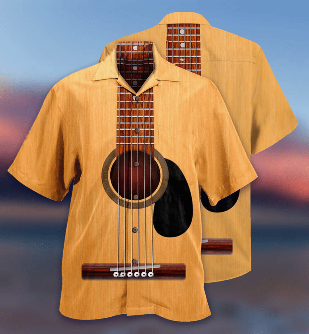 Guitar Basic Style - Hawaiian Shirt - Owl Ohh - Owl Ohh