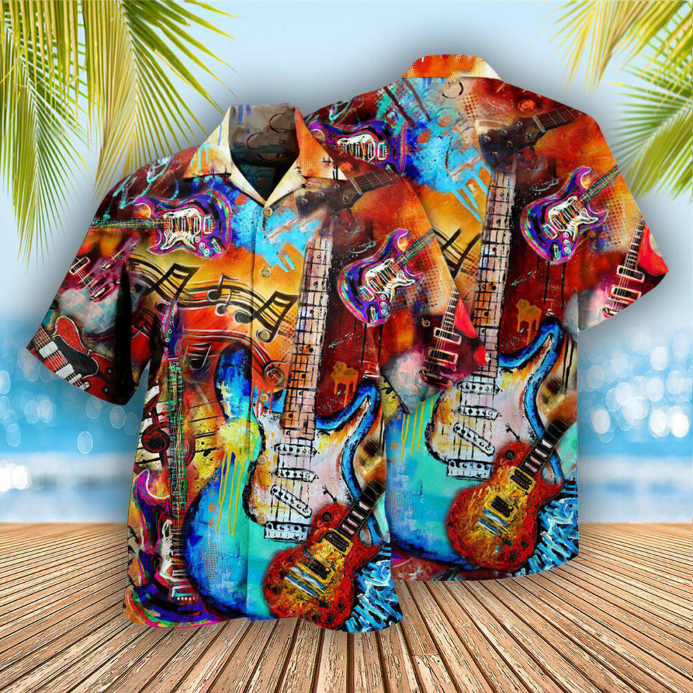 Guitar Music Guitar Go Where - Hawaiian Shirt - Owl Ohh - Owl Ohh