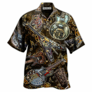 Guitar Machine Style - Hawaiian Shirt - Owl Ohh - Owl Ohh
