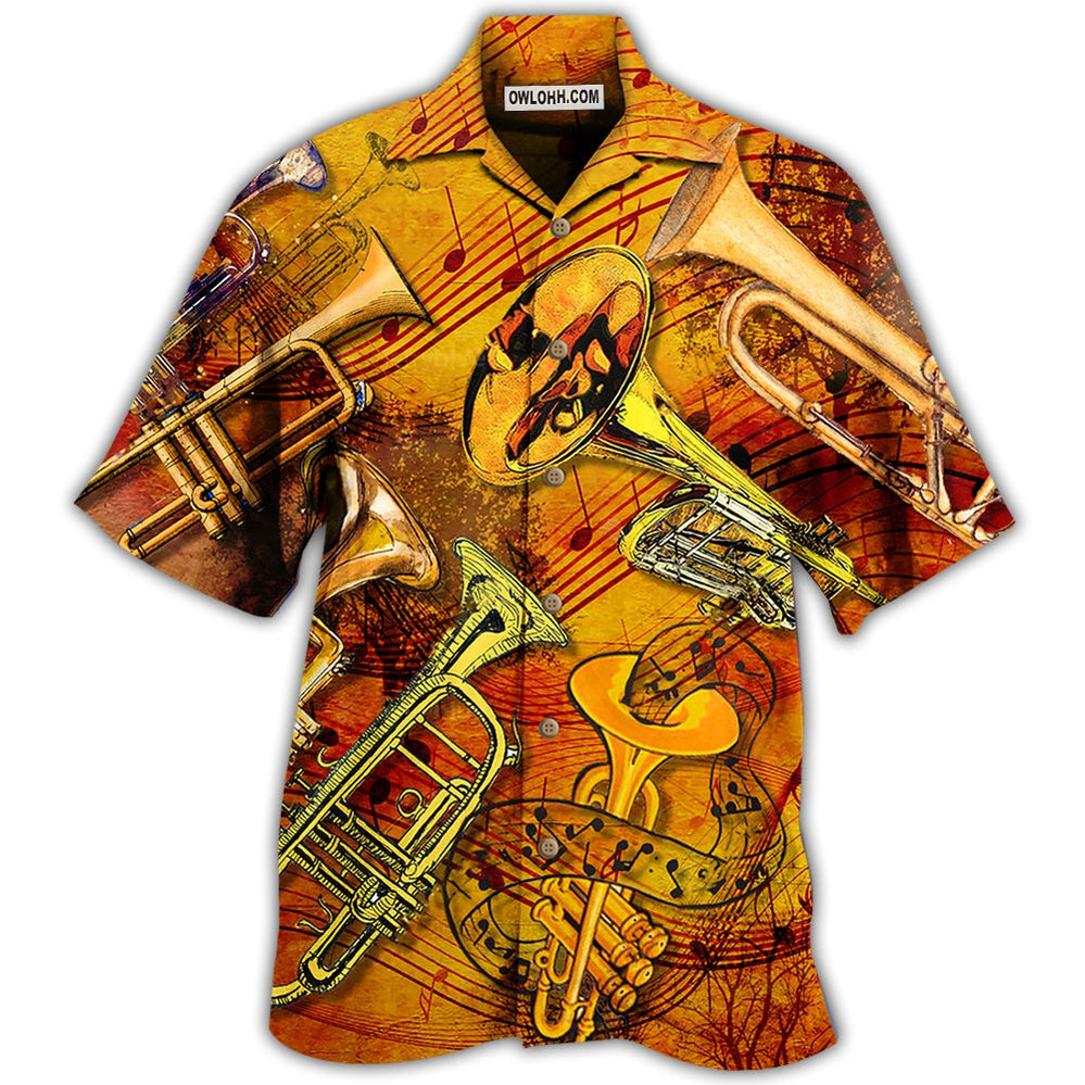 Saxophone Music Happiness Amazing - Hawaiian Shirt - Owl Ohh - Owl Ohh