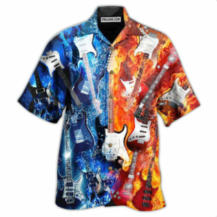 Guitar Is Therapy Is Life - Hawaiian Shirt - Owl Ohh - Owl Ohh