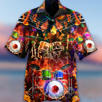 Drum Music Is My Life My Soul - Hawaiian Shirt - Owl Ohh - Owl Ohh