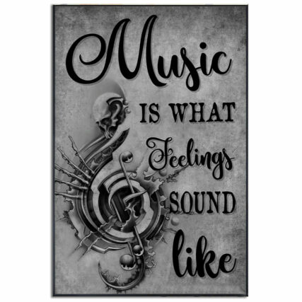 Music Is What Feeling - Vertical Poster - Owl Ohh - Owl Ohh