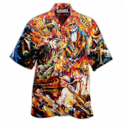 Saxophone Music Keep Calm And Love - Hawaiian Shirt - Owl Ohh - Owl Ohh