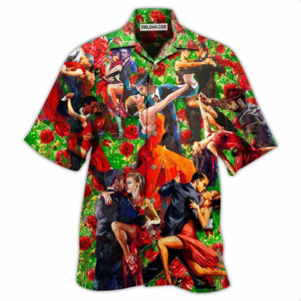 Dance Keep Calm And Salsa Dance Couple Dancing - Hawaiian Shirt - Owl Ohh - Owl Ohh