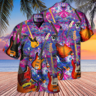 Guitar Life Love Purple Style - Hawaiian Shirt - Owl Ohh - Owl Ohh