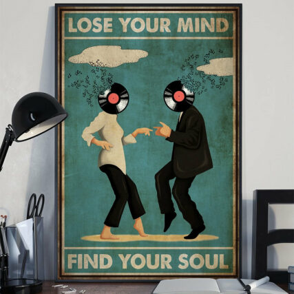 Music Lose Your Mind Find Your Soul - Vertical Poster - Owl Ohh - Owl Ohh