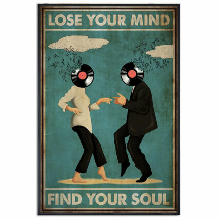 Music Lose Your Mind Find Your Soul - Vertical Poster - Owl Ohh - Owl Ohh