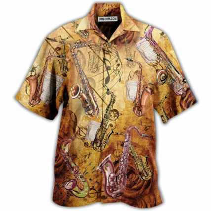 Saxophone Music Love It With Classic Style - Hawaiian Shirt - Owl Ohh - Owl Ohh