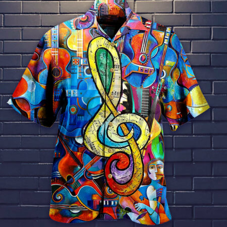 Music Love Live Life Style - Hawaiian Shirt - Owl Ohh - Owl Ohh