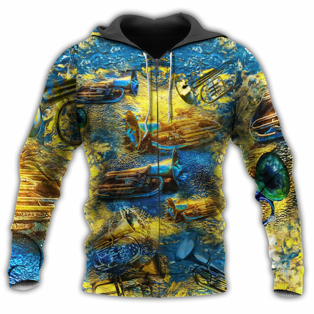 Music Love Peace Life Stylish - Hoodie - Owl Ohh - Owl Ohh