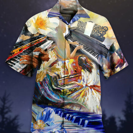 Piano Music Love Piano Forever - Hawaiian Shirt - Owl Ohh - Owl Ohh