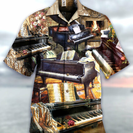 Piano Music Once A Pianist Always A Pianist - Hawaiian Shirt - Owl Ohh - Owl Ohh