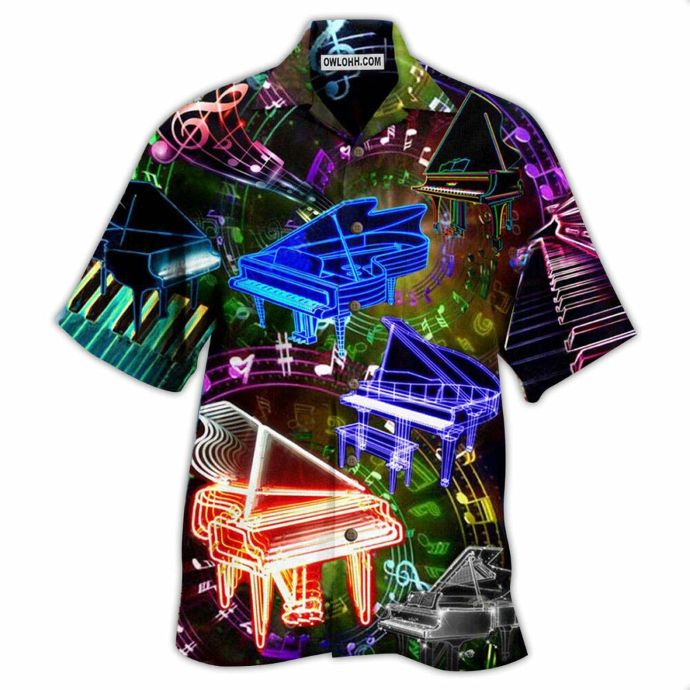Piano Music Piano Speaks - Hawaiian Shirt - Owl Ohh - Owl Ohh