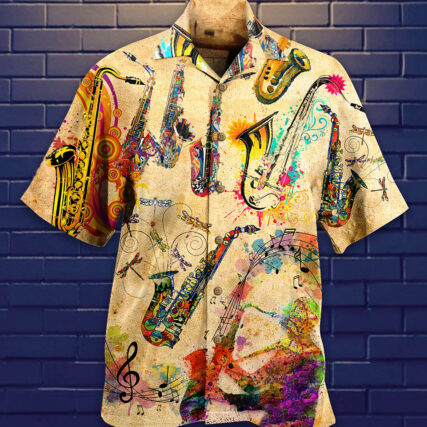 Saxophone Music Saxophone Is My Life - Hawaiian Shirt - Owl Ohh - Owl Ohh