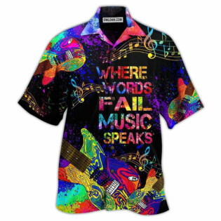 Music Speaks Style - Hawaiian Shirt - Owl Ohh - Owl Ohh