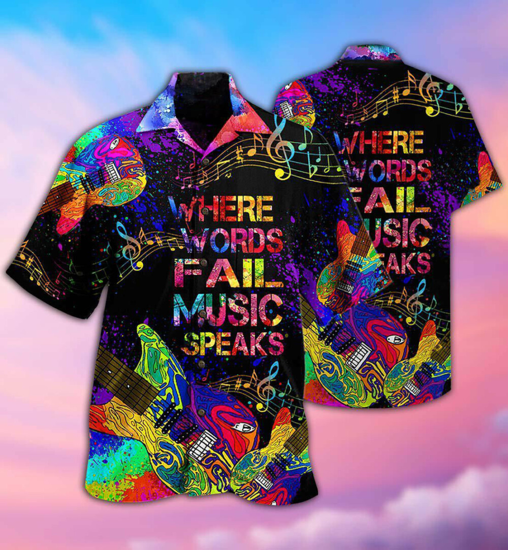 Music Speaks Style - Hawaiian Shirt - Owl Ohh - Owl Ohh