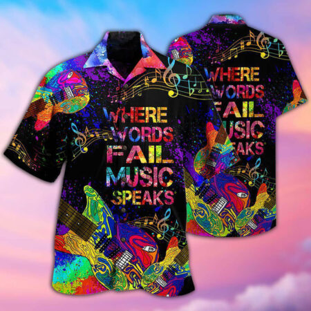 Music Speaks Style - Hawaiian Shirt - Owl Ohh - Owl Ohh