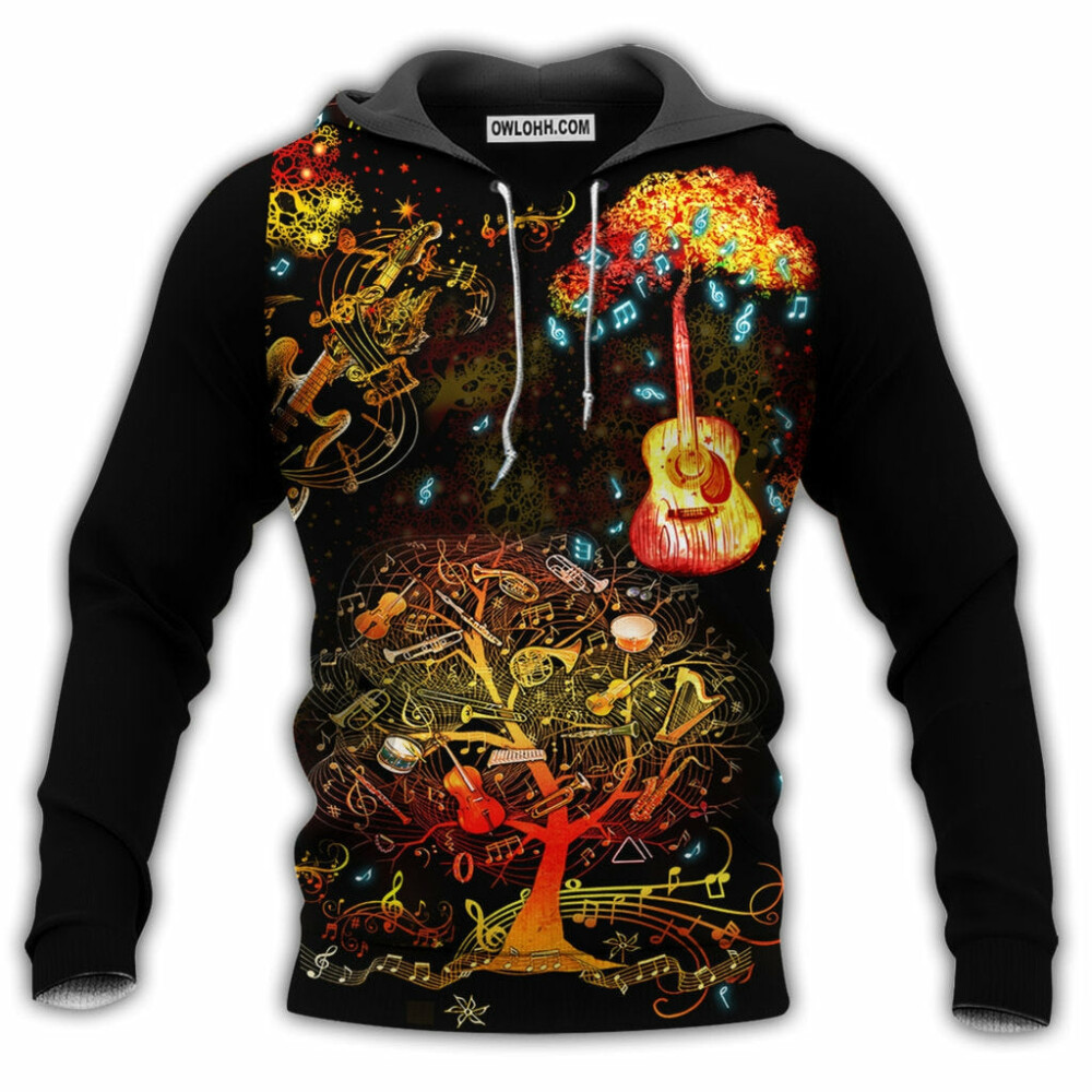 Music The Nocturne Of Time With Tree - Hoodie - Owl Ohh - Owl Ohh