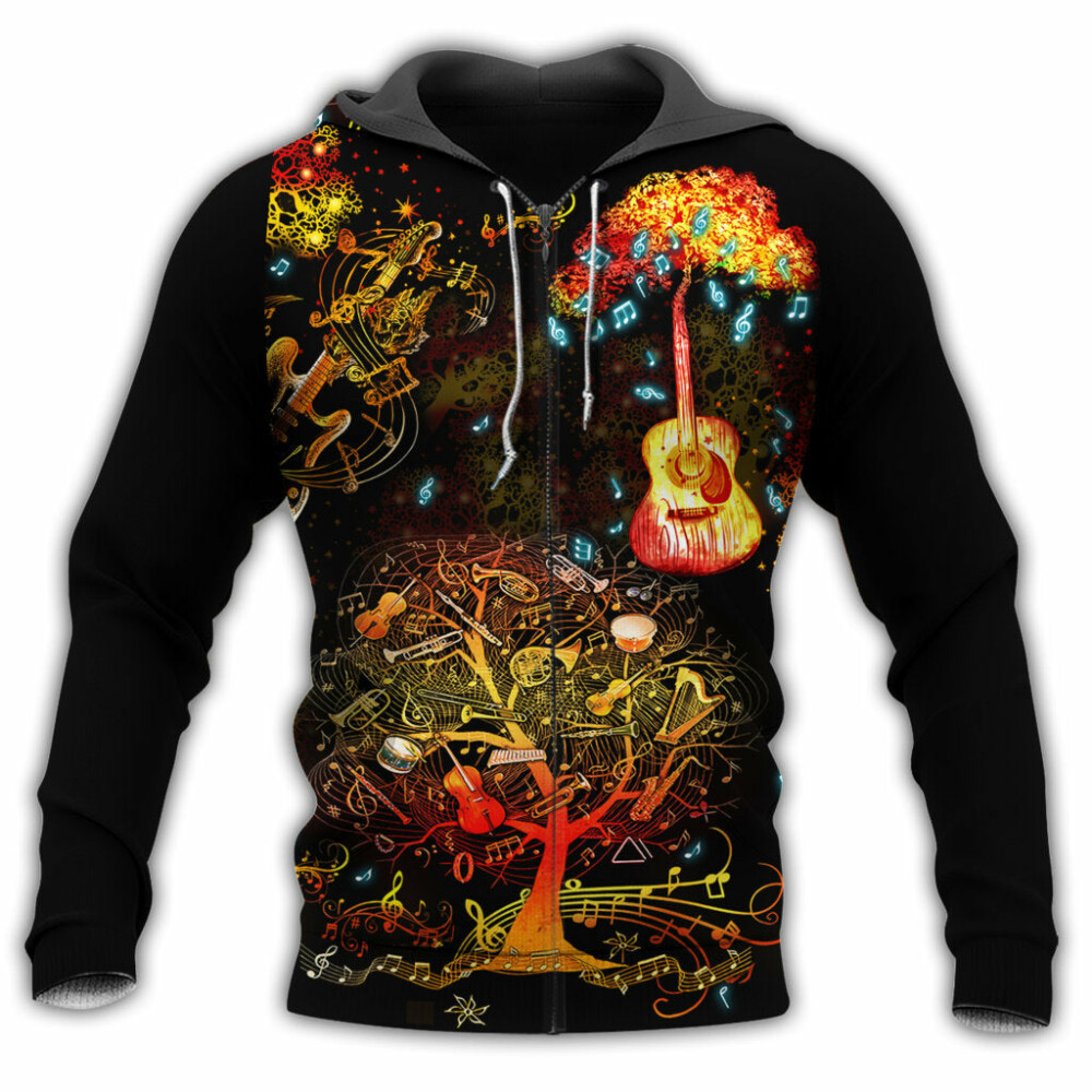 Music The Nocturne Of Time With Tree - Hoodie - Owl Ohh - Owl Ohh