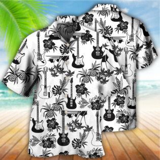 Guitar Music With Electric Guitar - Hawaiian Shirt - Owl Ohh - Owl Ohh