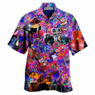 Music Is My Therapy Forever - Hawaiian Shirt - Owl Ohh - Owl Ohh
