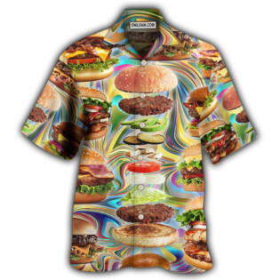 Food Lover My Love Is For Hamburger - Hawaiian Shirt - Owl Ohh - Owl Ohh