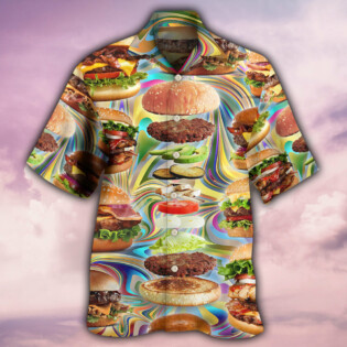 Food Lover My Love Is For Hamburger - Hawaiian Shirt - Owl Ohh - Owl Ohh