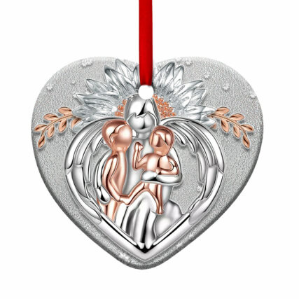 Angel Have A Nice Love - Heart Ornament - Owl Ohh - Owl Ohh