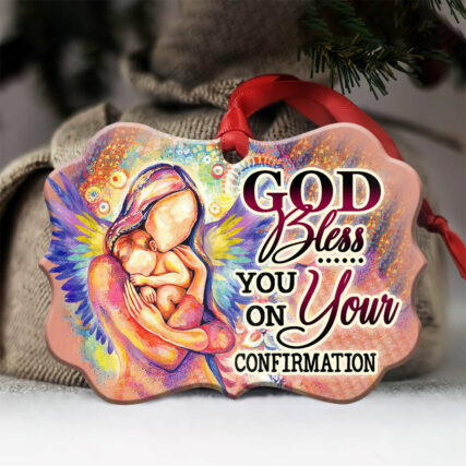 God Bless You On Your Confirmation - Horizontal Ornament - Owl Ohh - Owl Ohh