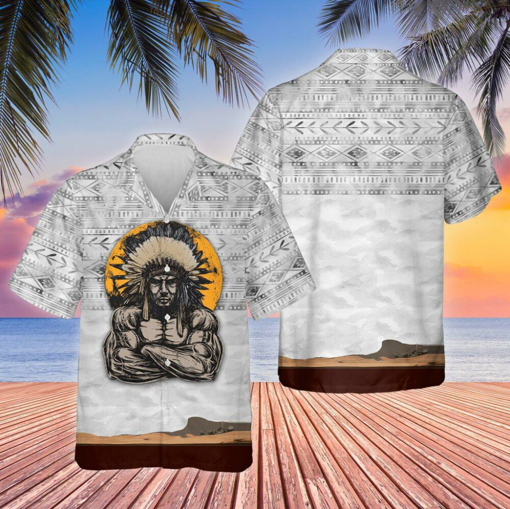 Native Human Stronger Angry Cool - Hawaiian Shirt - Owl Ohh - Owl Ohh