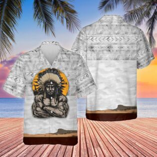 Native Human Stronger Angry Cool - Hawaiian Shirt - Owl Ohh - Owl Ohh