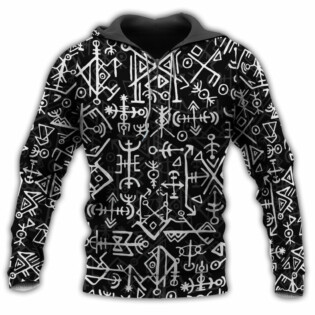 Viking Nordic Futhark Viking Classic Style - Hoodie - Owl Ohh - Owl Ohh