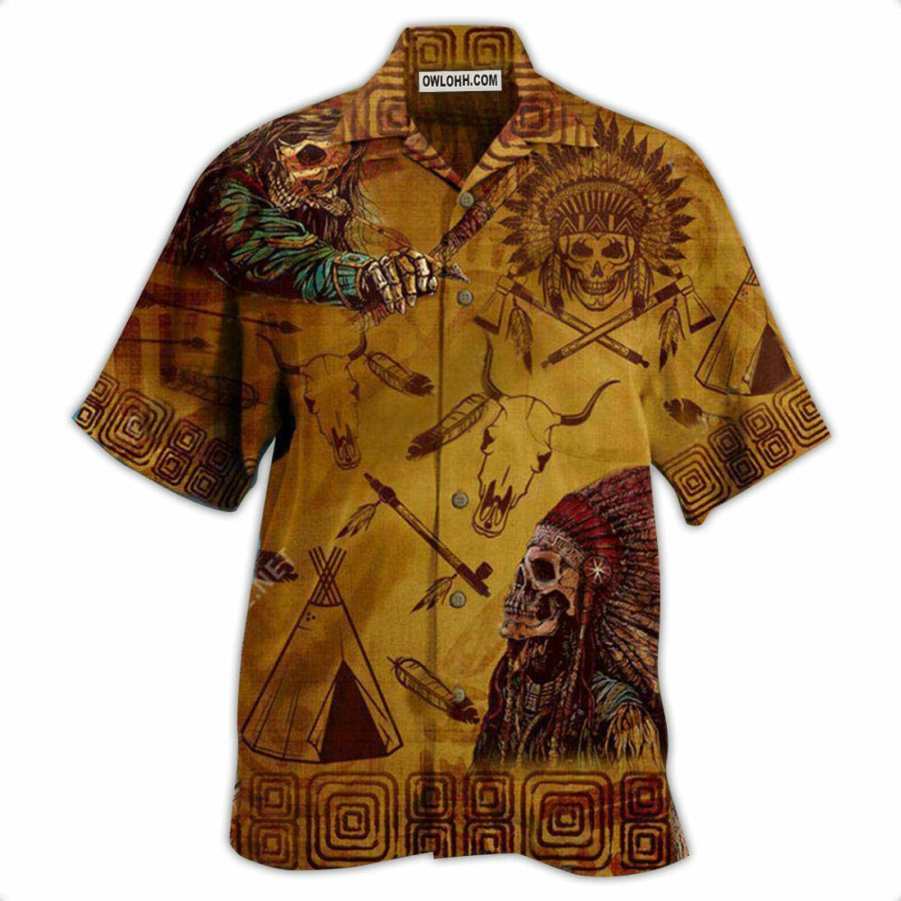 Native America Spirit Of A Nation Vintage - Hawaiian Shirt - Owl Ohh - Owl Ohh