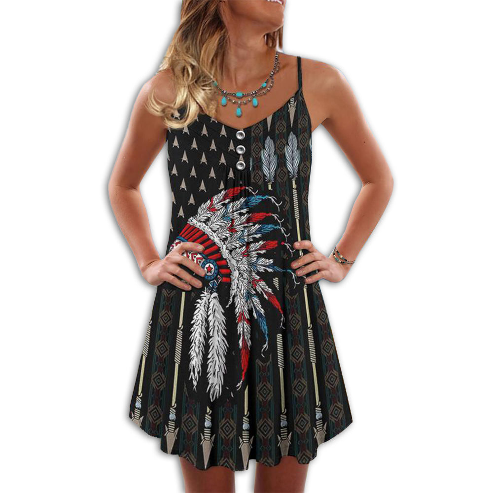 Native America Summer Vibes Cool Style - Summer Dress - Owl Ohh - Owl Ohh