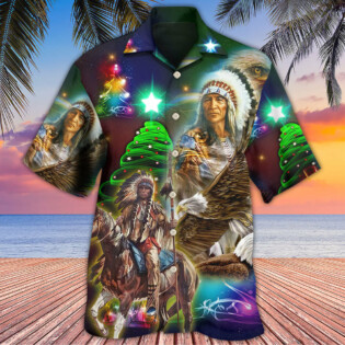 Native Old Man Christmas - Hawaiian Shirt - Owl Ohh - Owl Ohh
